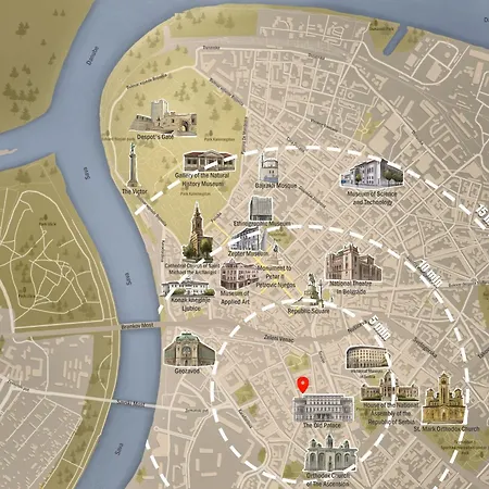 Chill Flow 110m2 With Balcony Old Town Renovated Beograd